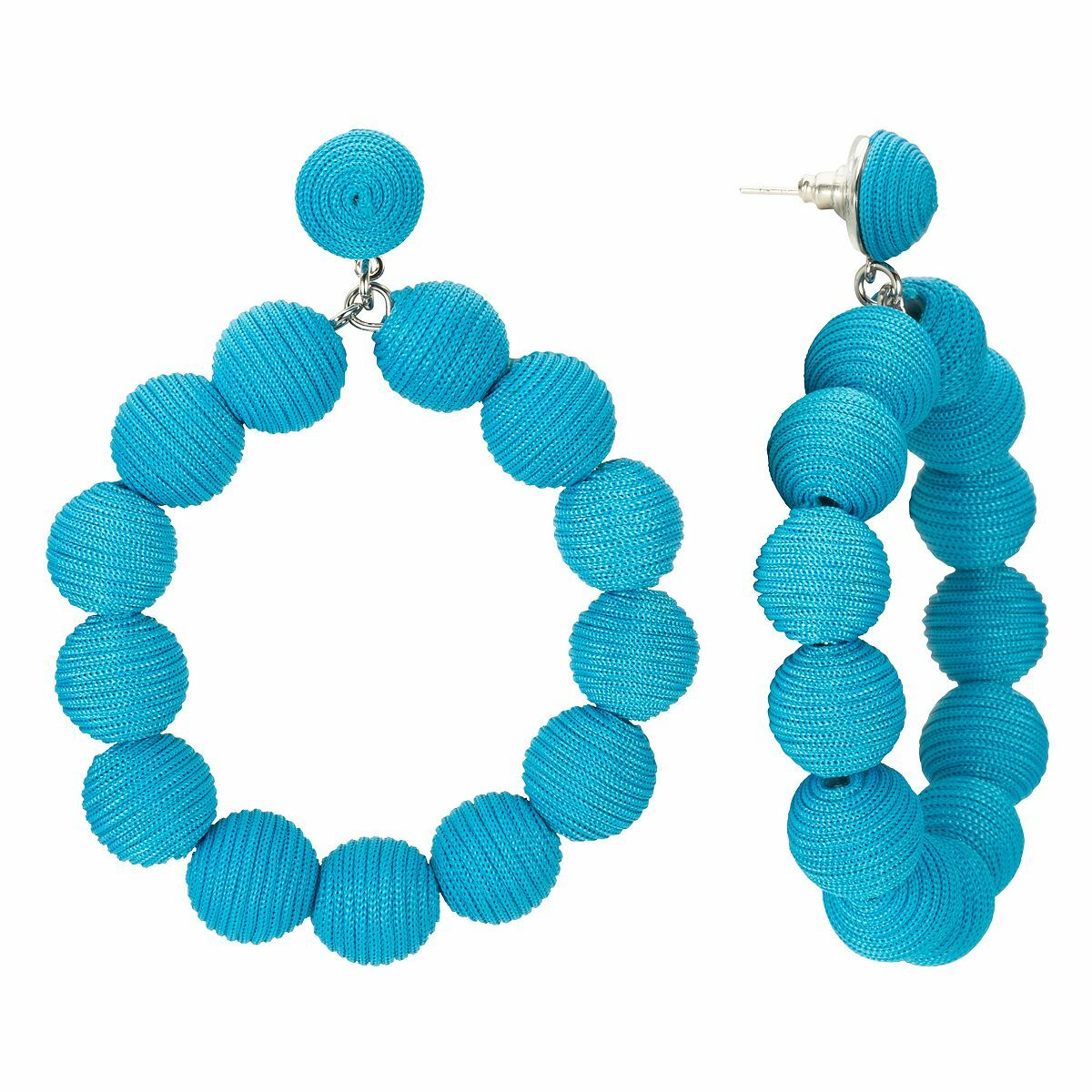 Bild 1 von MY SECRET Ohrhänger Textilgarn Santorini Modeschmuck