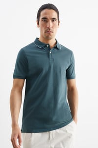 C&A Poloshirt, Grün, Größe: S