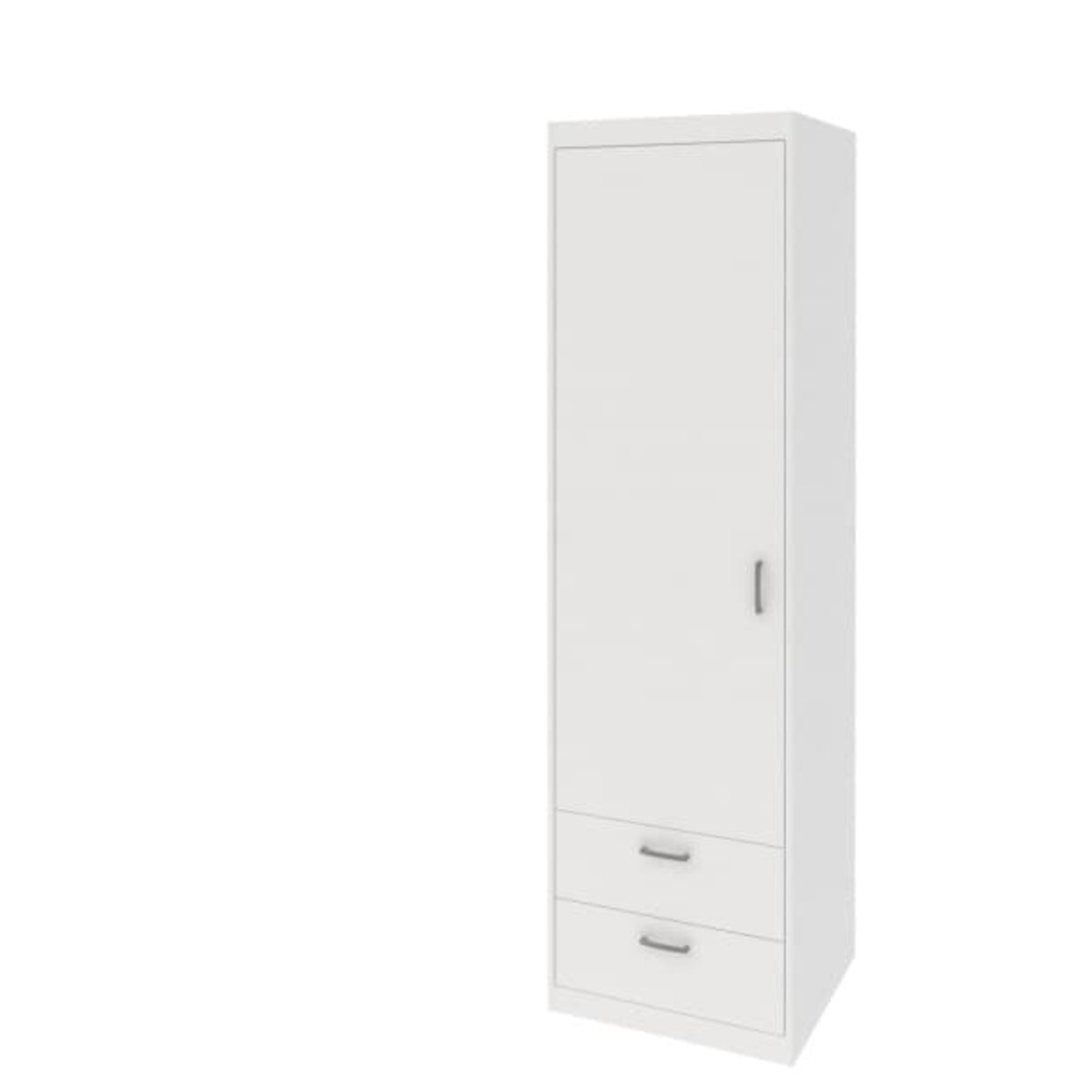 Bild 1 von Kleiderschrank Mega Typ 14 Weiß B/H/T 55x194,4x54 cm