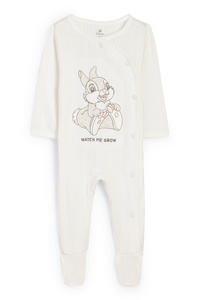 C&A Bambi-Baby-Schlafanzug, Weiß, Größe: 50