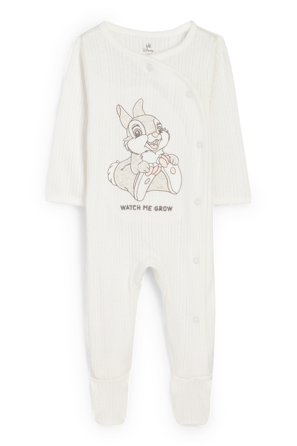Bild 1 von C&A Bambi-Baby-Schlafanzug, Weiß, Größe: 50