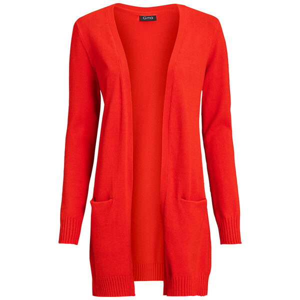 Bild 1 von Damen Strickjacke mit zwei Einschubtaschen ORANGE