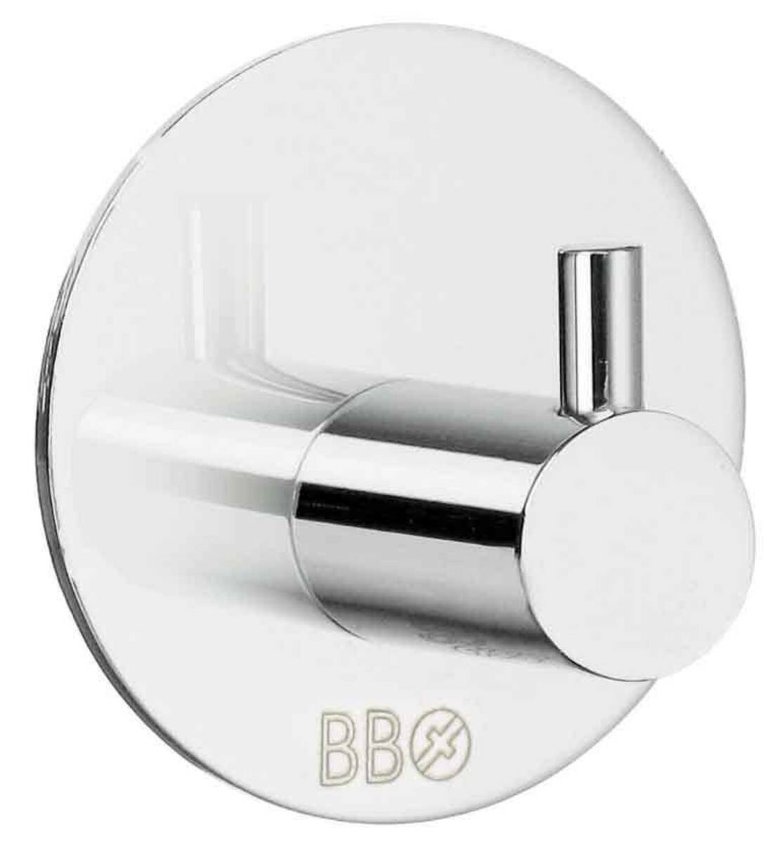 Bild 1 von Beslagsboden Haken selbstklebend BK, Chrom