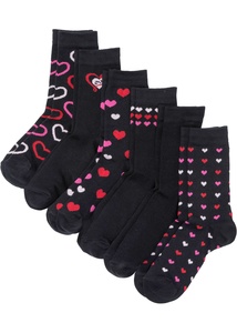 Damen Socken mit Bio-Baumwolle (6er Pack), 35-38