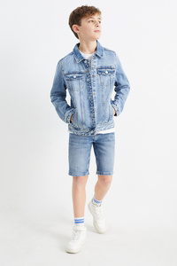 C&A Jeans-Shorts, Blau, Größe: 128