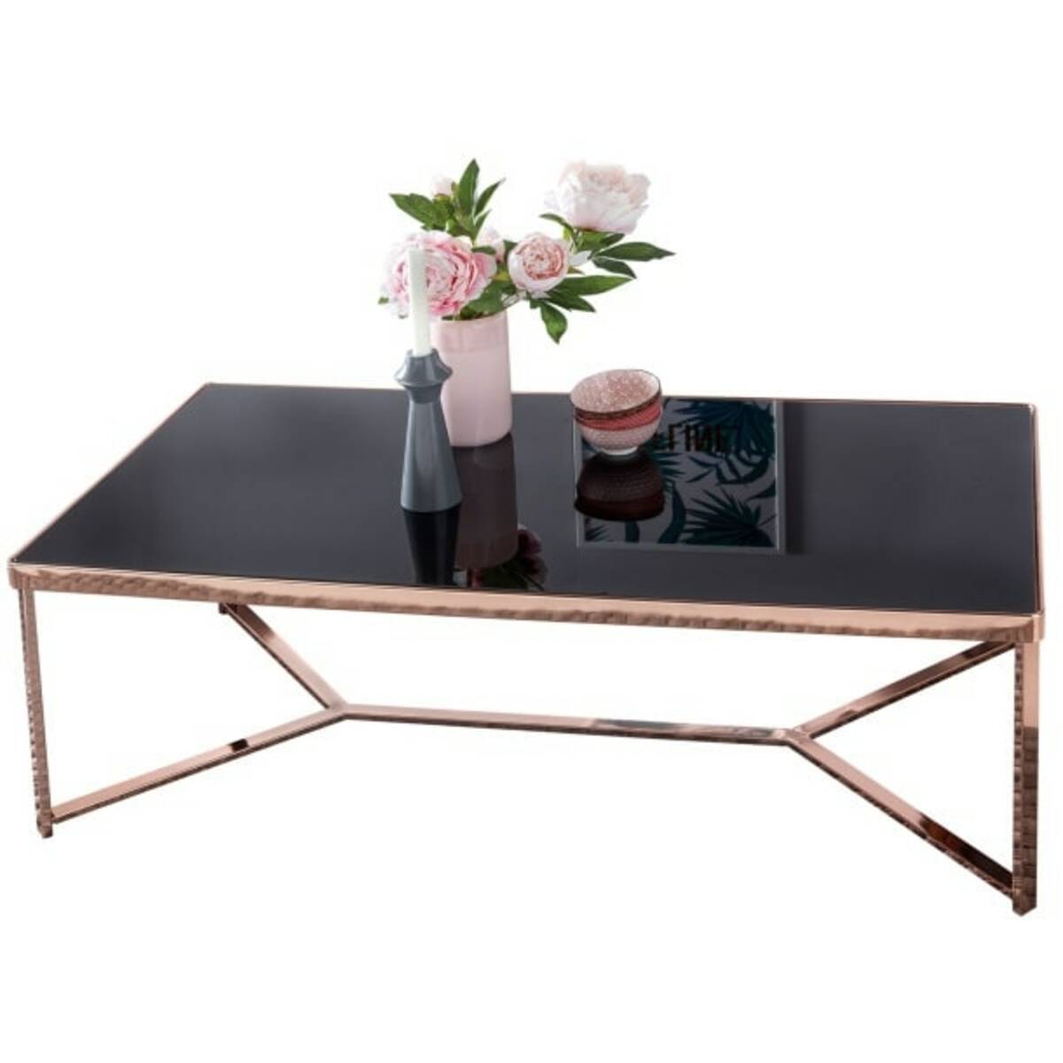 Bild 1 von Couchtisch Glasgow schwarz/Kupfer