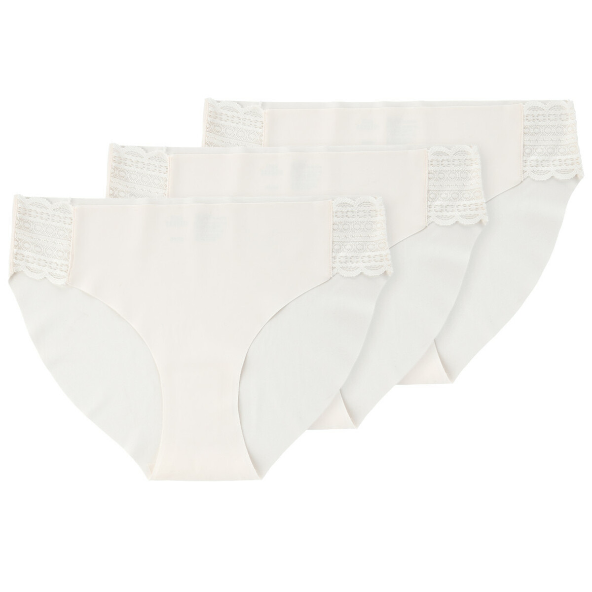Bild 1 von 3 Damen Slips mit Spitze WEISS