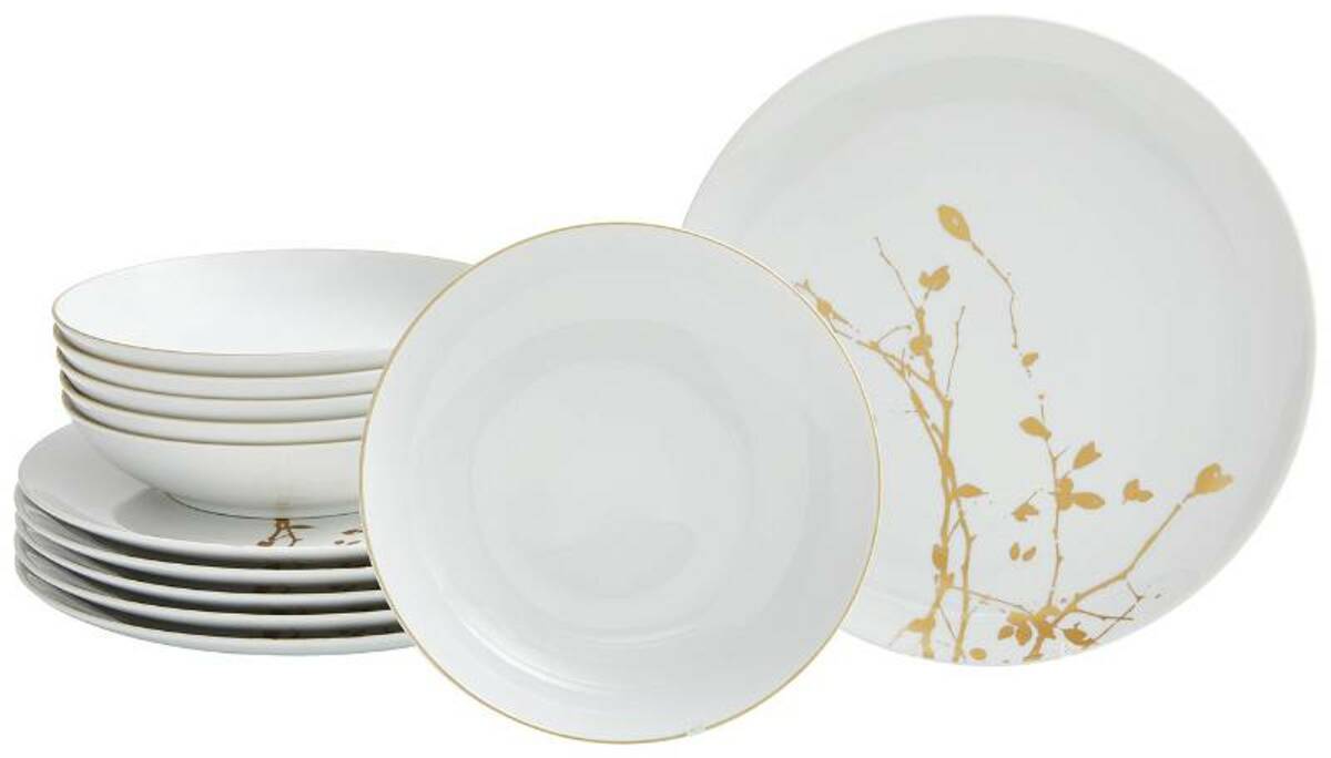 Bild 1 von Seltmann Weiden Kaffeeservice 18-tlg. LIBERTY GOLDEN ROSE,...