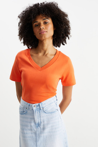 C&A T-Shirt, Orange, Größe: XS