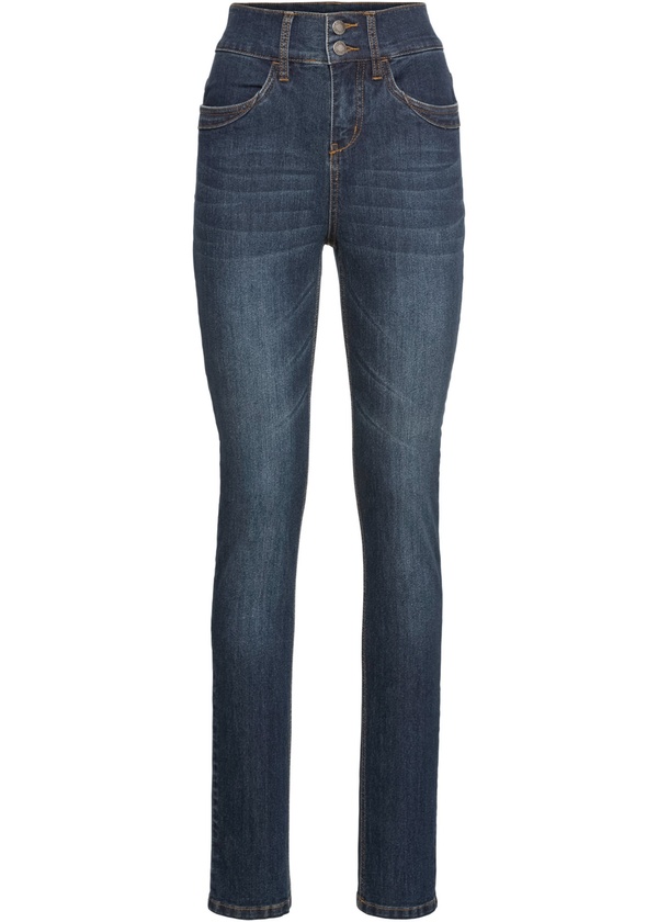 Bild 1 von High Waist Komfort-Stretch-Jeans, Slim, 34