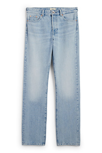 C&A Straight Jeans-Mid Waist, Blau, Größe: 34