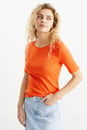 Bild 1 von C&A Basic-T-Shirt, Orange, Größe: XS