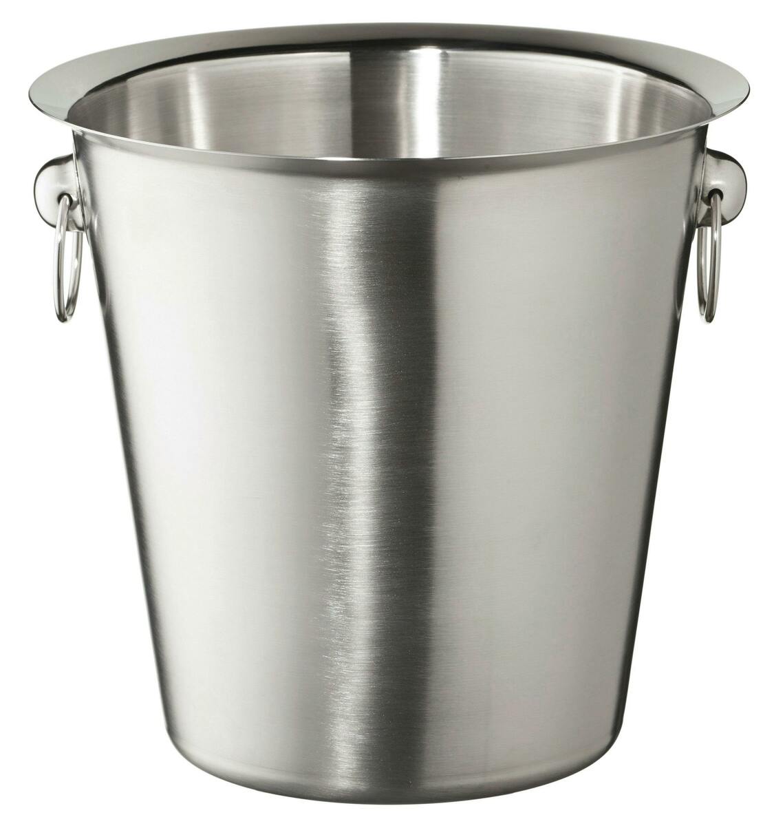 Bild 1 von METRO Professional Champagnerkühler, Edelstahl 14/1, Ø 23 x 21 cm, 4.6 L, mit Griffen, silber