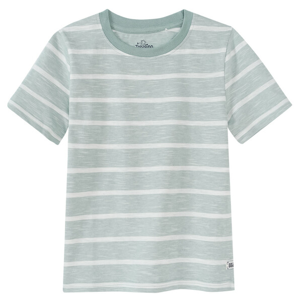 Bild 1 von Jungen T-Shirt mit Streifen SALBEI / WEISS