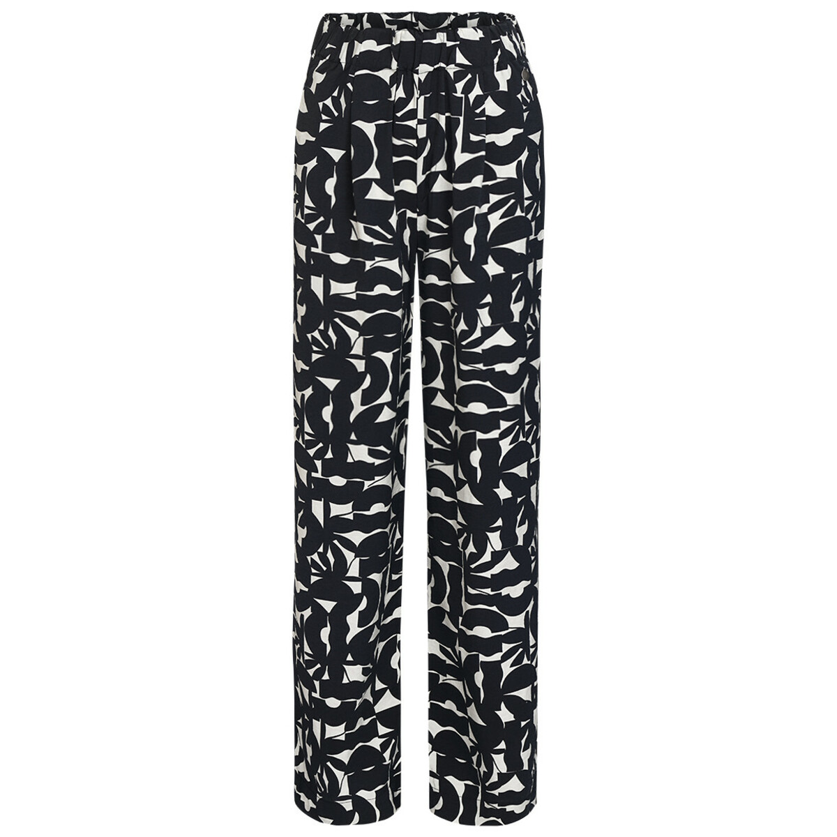 Bild 1 von Damen Hose mit grafischem Muster SCHWARZ / WEISS