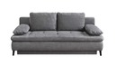 Bild 1 von Schlafsofa mit Bettkasten grau 202 x 95 cm - HENRY