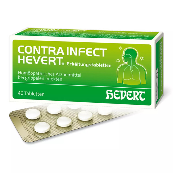 Bild 1 von Contrainfect Hevert Erkältungstabletten 40 St