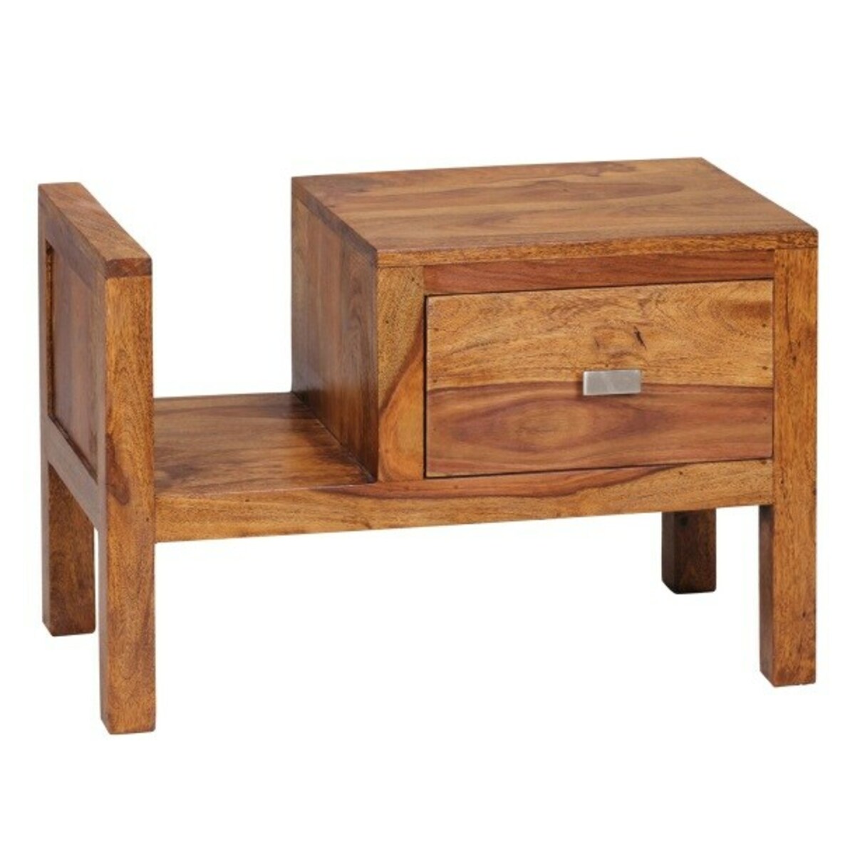Bild 1 von Nachttisch Ajka Massivholz braun