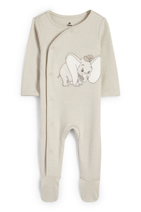 C&A Dumbo-Baby-Schlafanzug-gestreift, Beige, Größe: 50