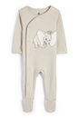 Bild 1 von C&A Dumbo-Baby-Schlafanzug-gestreift, Beige, Größe: 50