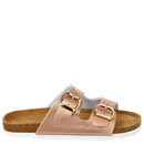 Bild 1 von Damen Sandalen mit Fußbett ROSÉGOLD / NATUR