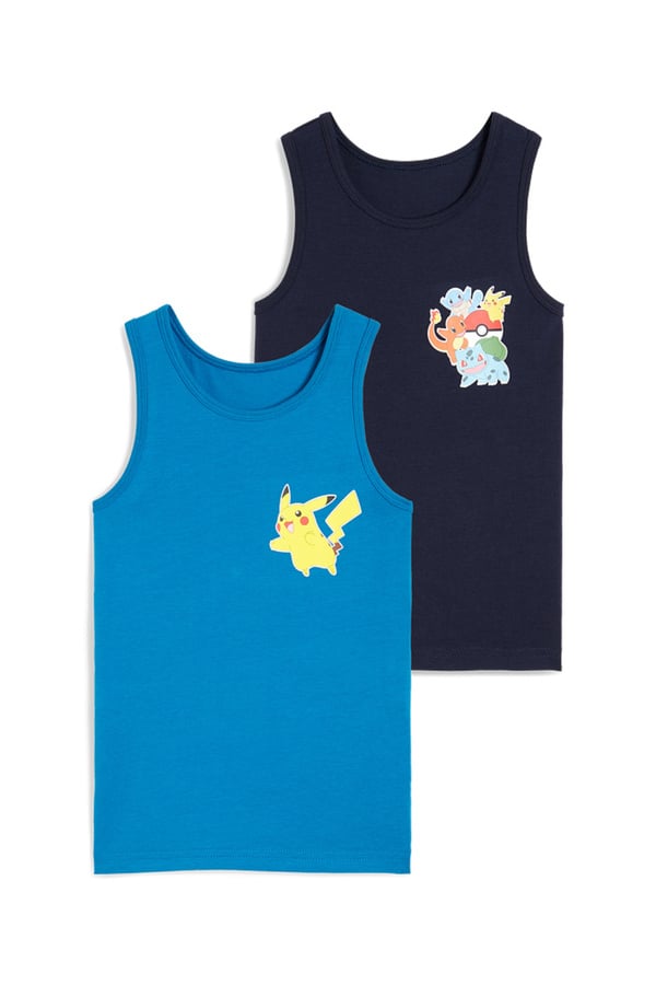 Bild 1 von C&A Multipack 2er-Pokémon-Singlet, Blau, Größe: 110-116