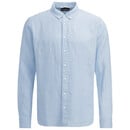 Bild 1 von Herren Leinenhemd mit Button-Down-Kragen HELLBLAU