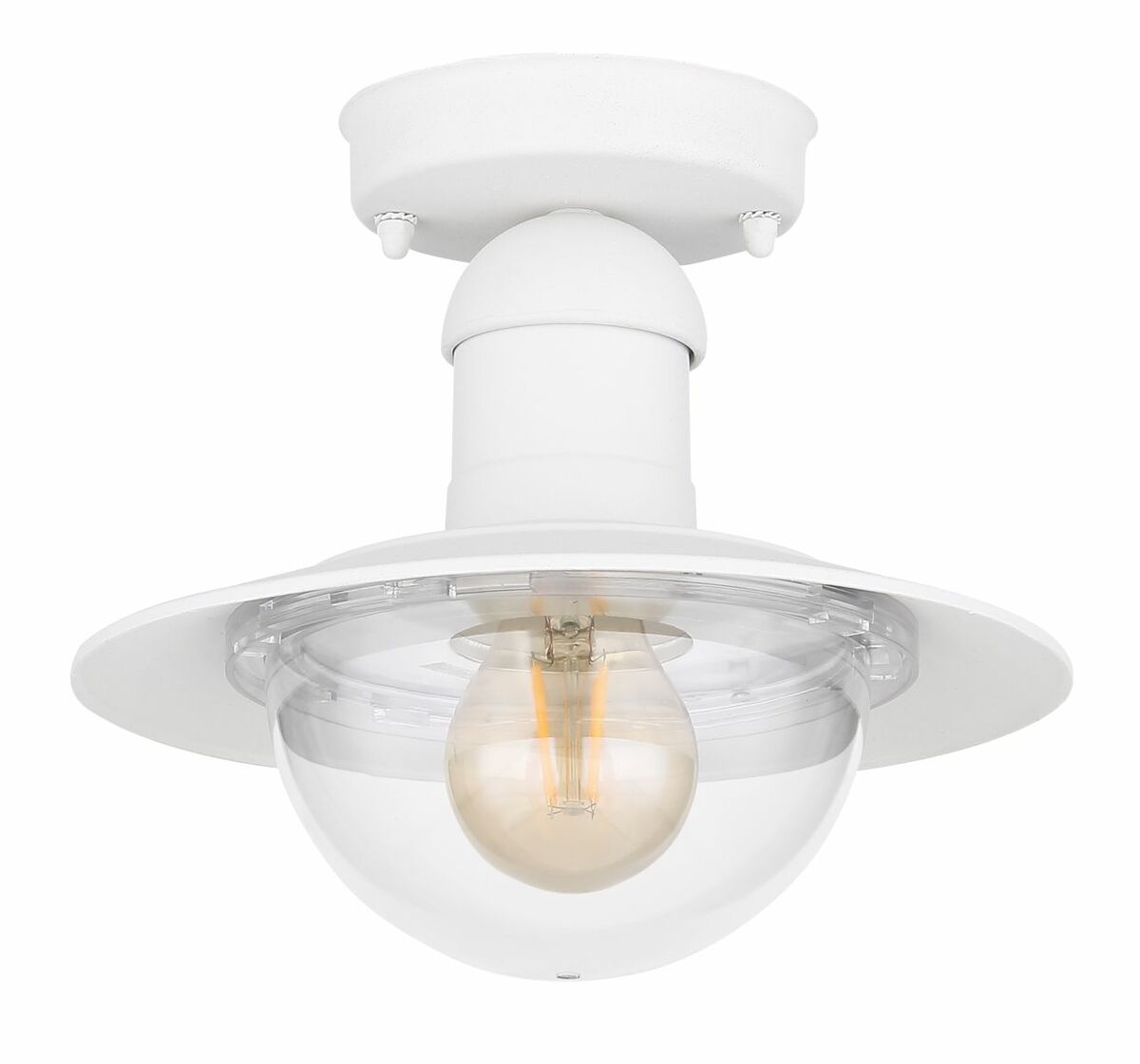 Bild 4 von Globo Lighting - LINDA - Außenleuchte Aluminium Druckguss weiß, 1x E27 LED