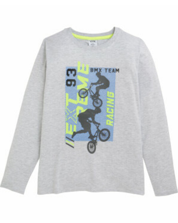 Bild 1 von Langarmshirt, Y.F.K., BMX, hellgrau melange