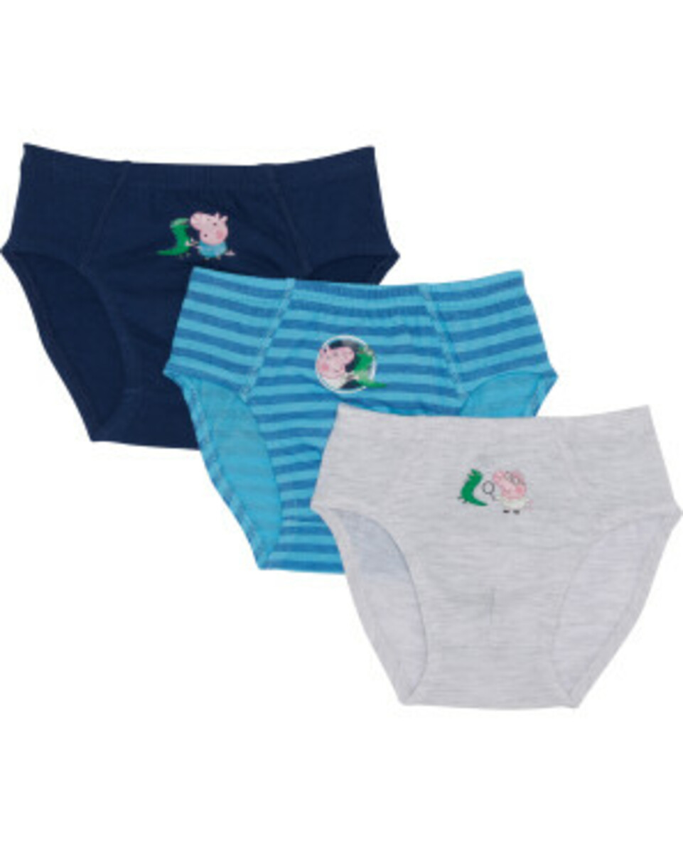 Bild 1 von Peppa Pig Slips, 3er-Pack, grau