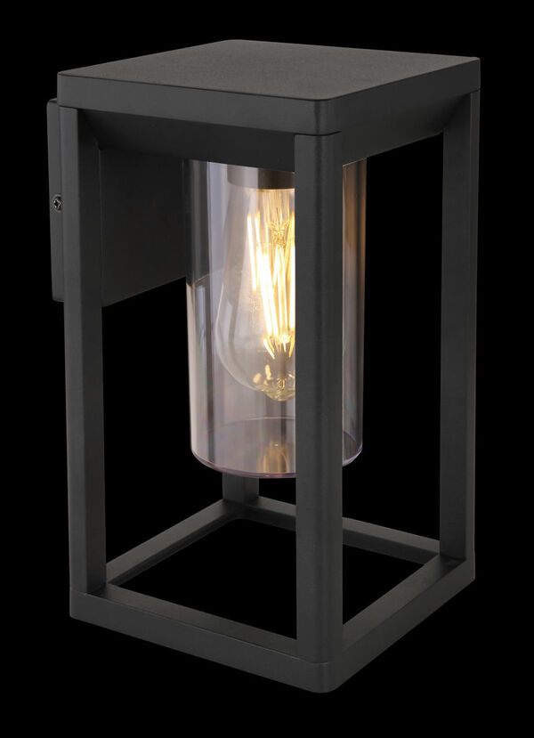 Bild 2 von Globo Lighting - CANDELA - Außenleuchte Aluminium Druckguss schwarz matt, 1x E27 LED