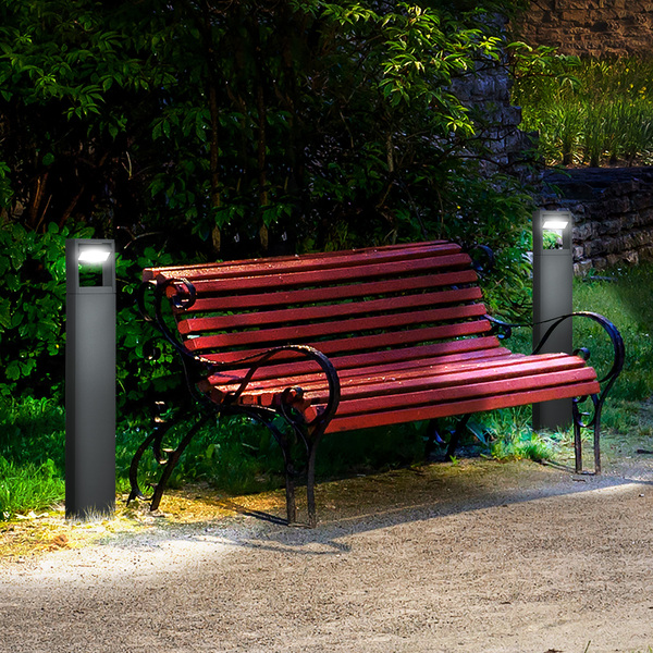 Bild 3 von Outsunny Gartenlampe, Wegleuchte, LED Gartenleuchte Verstellbar IP65 Wasserdicht