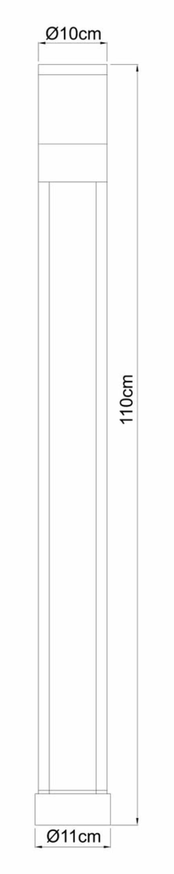 Bild 3 von Globo Lighting - NEXA - Außenleuchte Aluminium Druckguss grau, LED