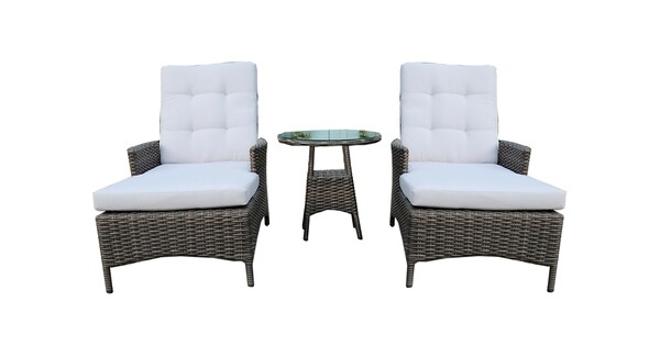 Bild 4 von HC Garten & Freizeit 3tlg. Sonnenliegen-Set mit Tisch