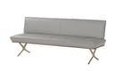 Bild 1 von KOINOR Sitzbank  Leder Dining System 1 grau Maße (cm): B: 214 H: 88 T: 66 Bänke