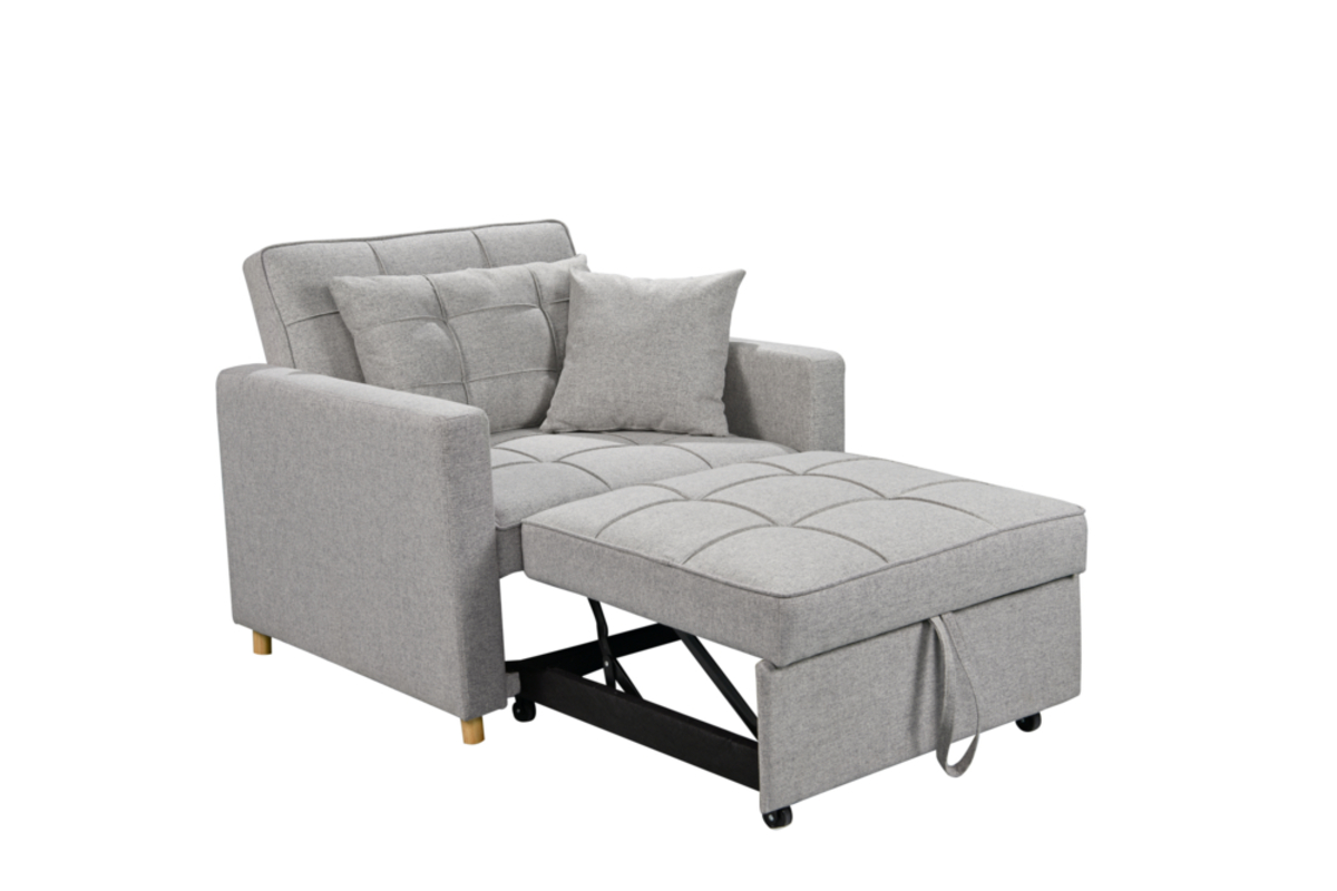 Bild 2 von Happy Home Schlafsessel inkl. Kissen HSP103-HGR Hellgrau