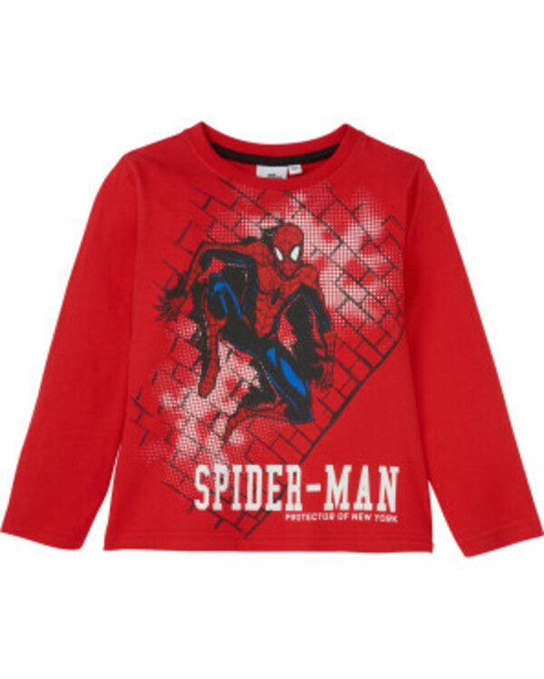 Bild 1 von Langarmshirt, Spider-Man, rot
