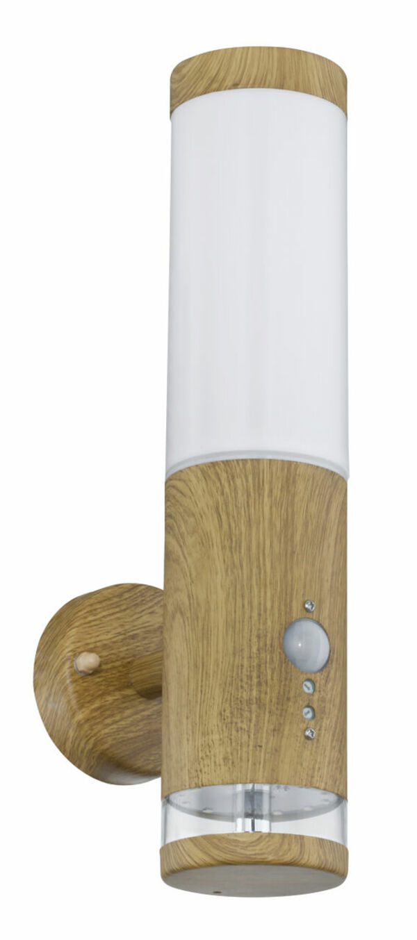 Bild 4 von Globo Lighting - JAICY - Außenleuchte Edelstahl holzoptik, 1x E27 LED