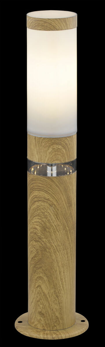 Bild 3 von Globo Lighting - JAICY - Außenleuchte Edelstahl holzoptik, 1x E27 LED