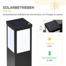 Bild 4 von Outsunny Solar-Gartenlampe Wegleuchte mit Warmweißem LED Licht