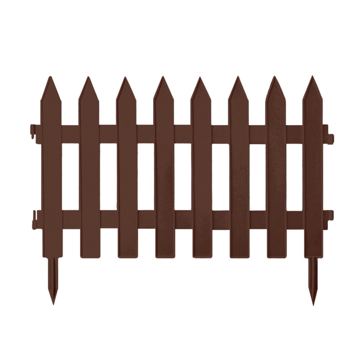 Bild 2 von POWERTEC GARDEN Zierzaun / Beeteinfassung Braun
