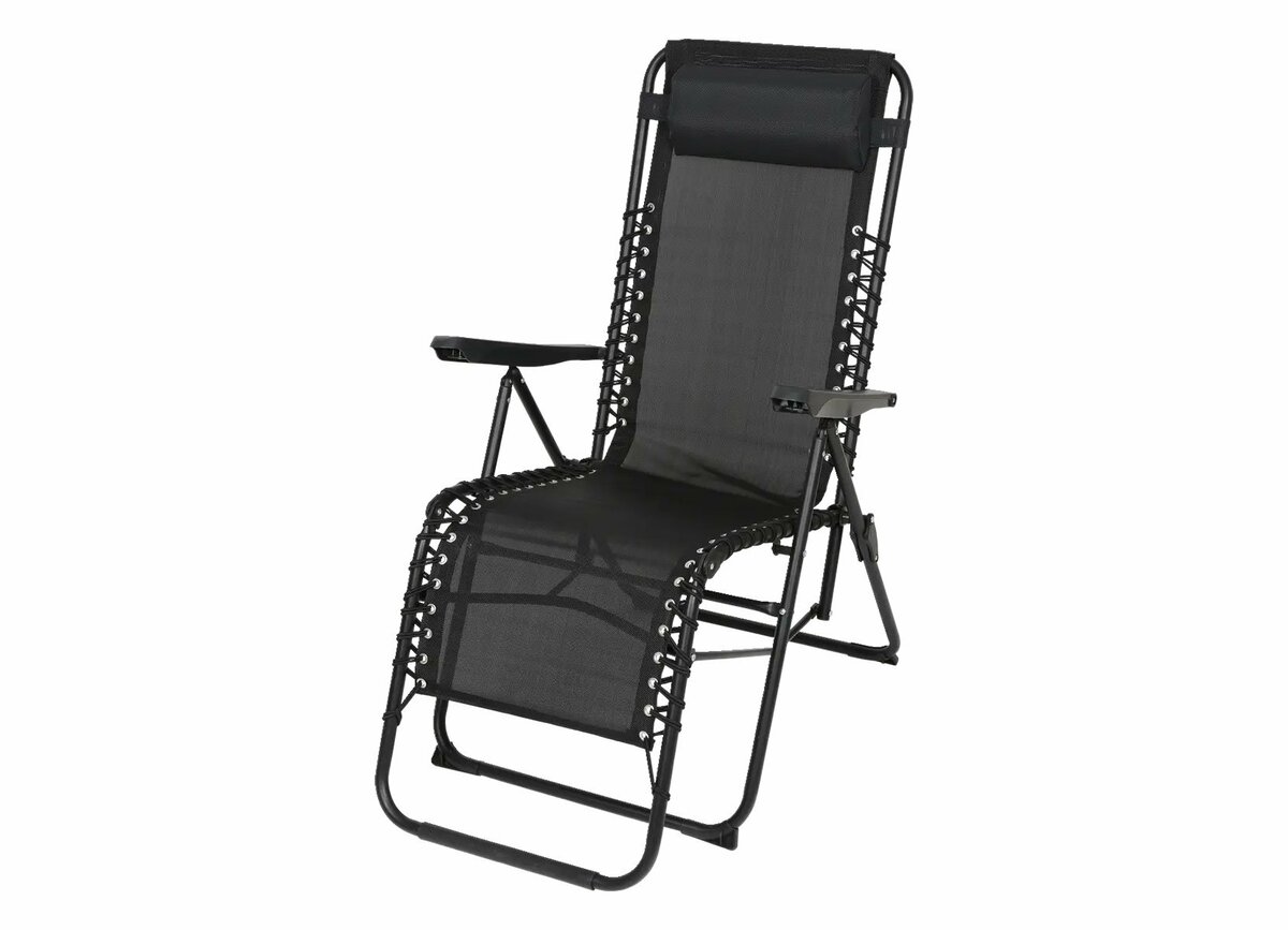 Bild 1 von Relaxsessel mit Kopfpolster Schwarz