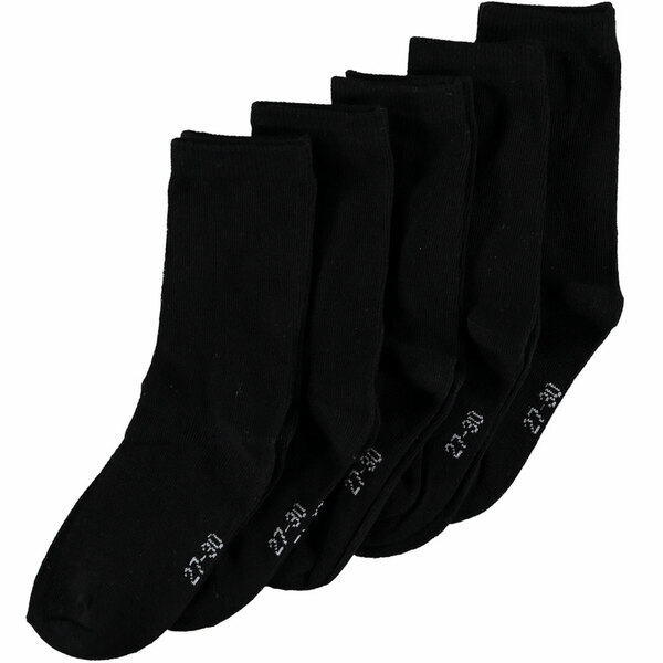 Bild 1 von Kinder-Socken Stretch 5er-Pack, Schwarz, 31/34