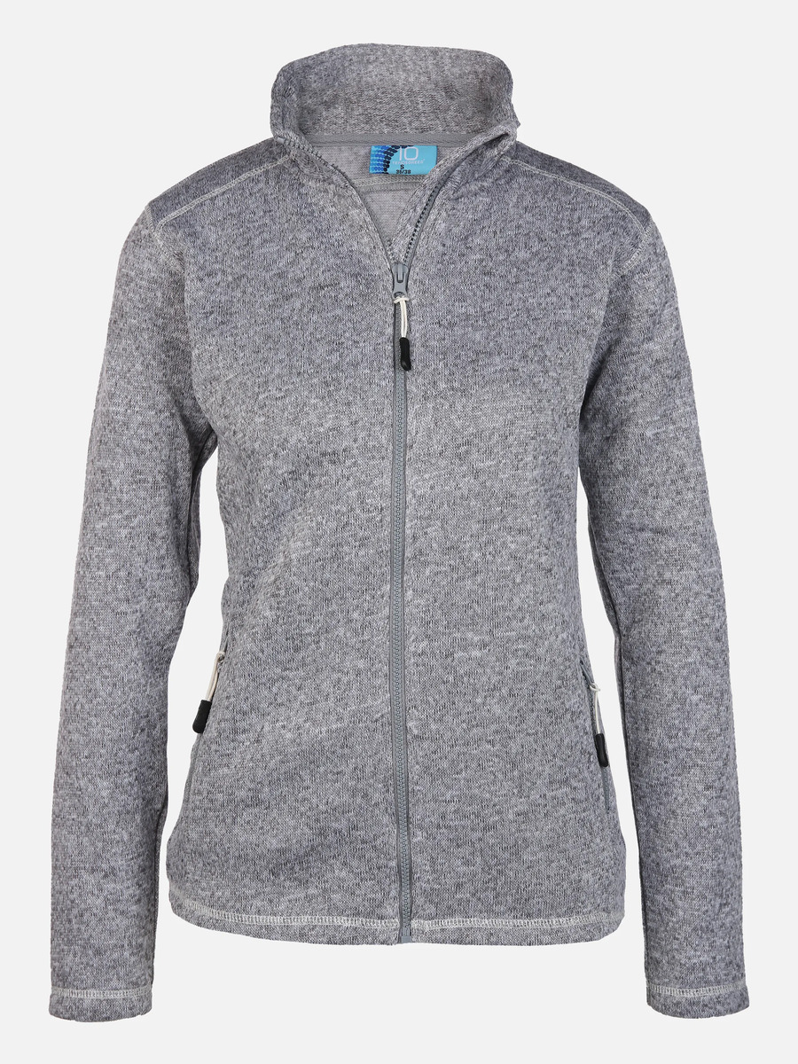 Bild 1 von Damen Strickfleecejacke mit Stehkragen
                 
                                                        Grau