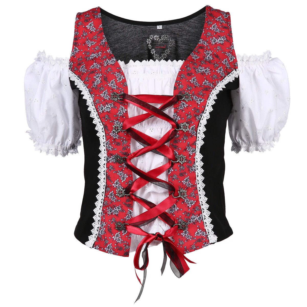 Bild 1 von Damen Trachten Miedershirt "Kati"
                 
                                                        Schwarz