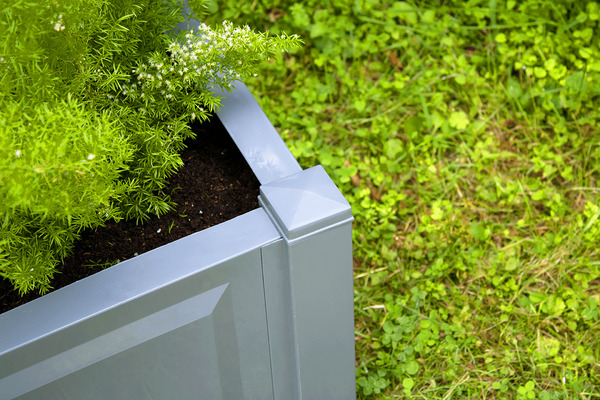 Bild 2 von KHW Pflanzkasten groß mit Spalier (2-teilig) 100 cm grau