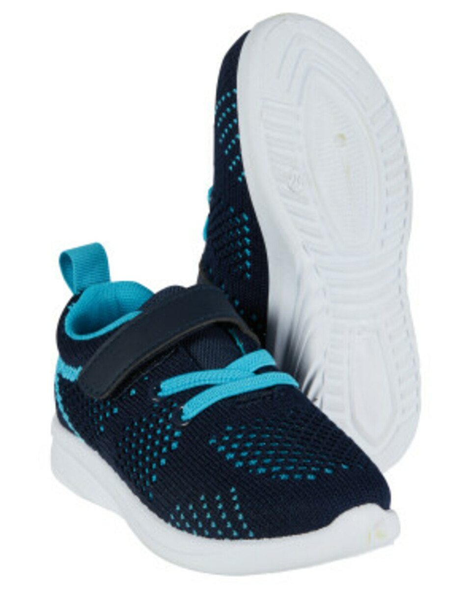 Bild 1 von Mesh-Sneaker, Kiki & Koko, Klettverschluss, dunkelblau/türkis