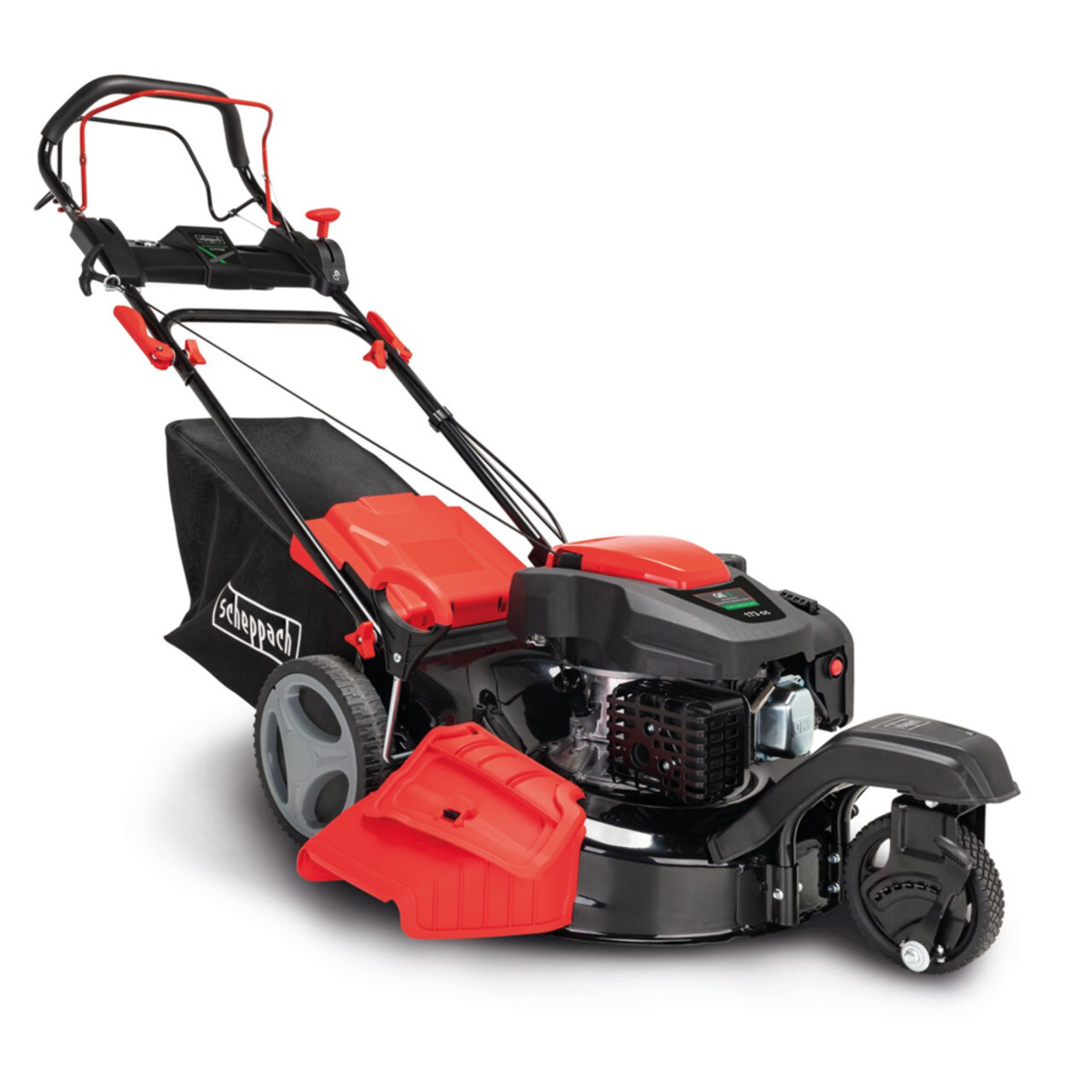 Bild 1 von Scheppach Hybrid-Start Benzin Rasenmäher Trike MS197-51E-3W