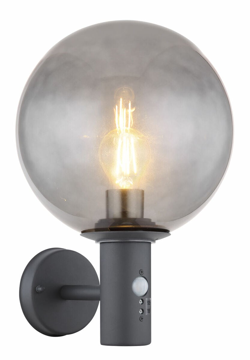 Bild 1 von Globo Lighting - HEDWIG - Außenleuchte Edelstahl, 1x E27 LED