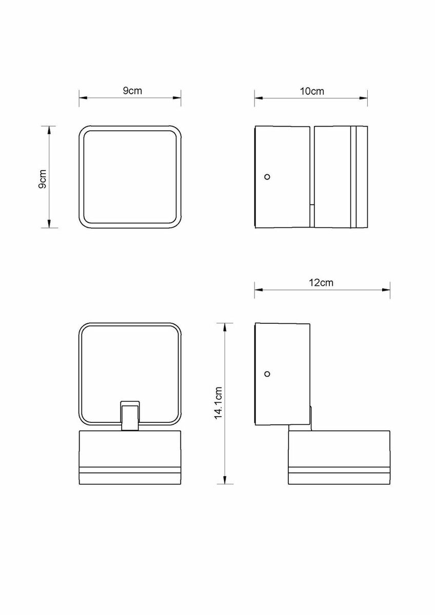 Bild 3 von Globo Lighting - LISSY - Außenleuchte Aluminium Druckguss anthrazit, LED